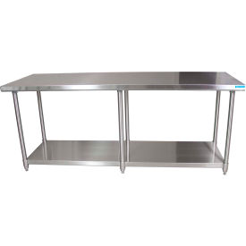 BK Resources 304 Stainless Steel Table 96 x 30
