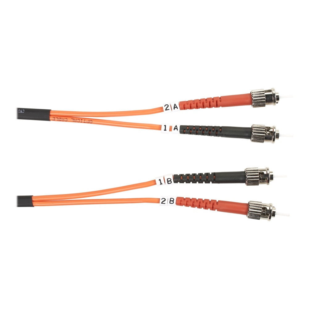 Black Box Fiber Optic Duplex Patch Network Cable, FO625010MSTST MPN:FO625-010M-STST