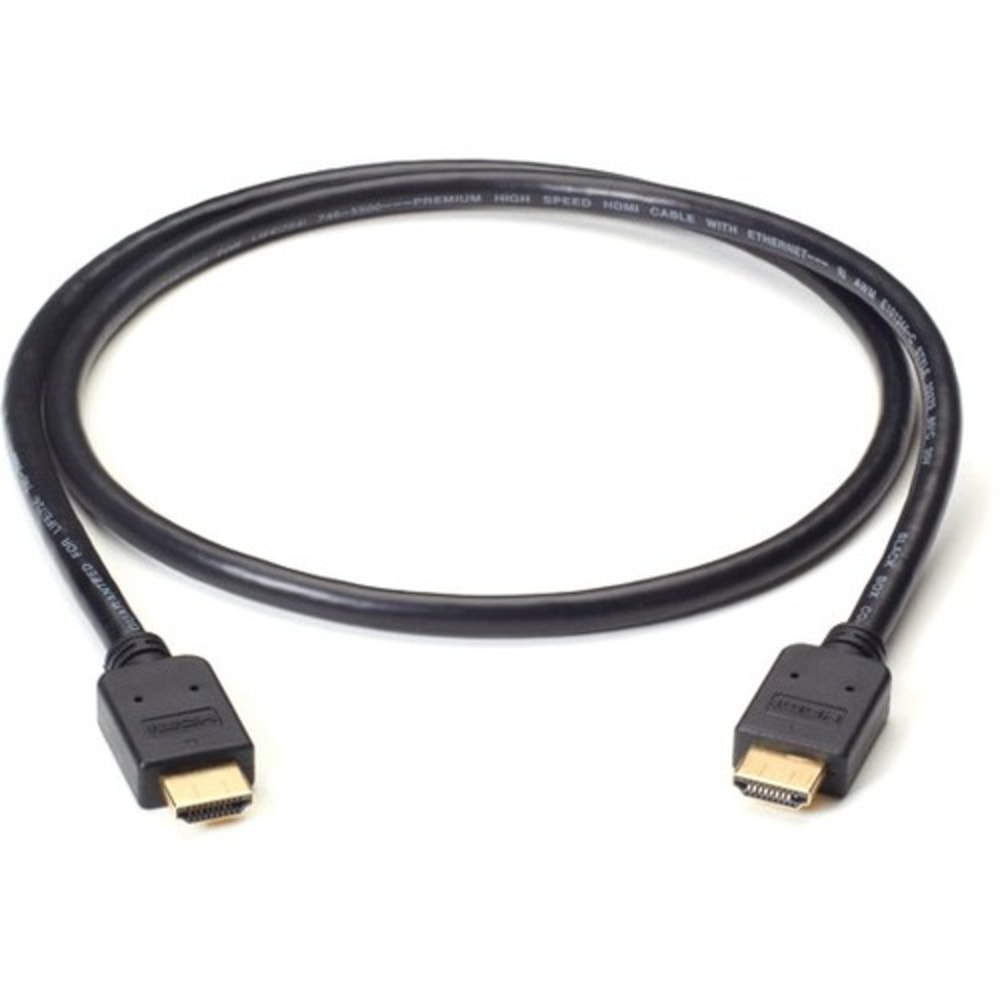 Black Box Premium High-Speed HDMI Cable with Ethernet, Male/Male, 3-m (9.8-ft) MPN:VCB-HDMI-003M