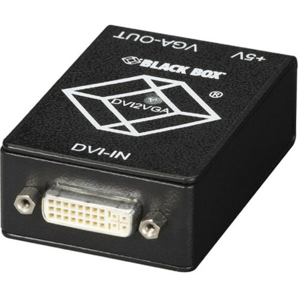 Black Box DVI-D to VGA Converter - Functions: Signal Conversion - VGA - DVI - 1 Pack - TAA Compliant MPN:AC1038A