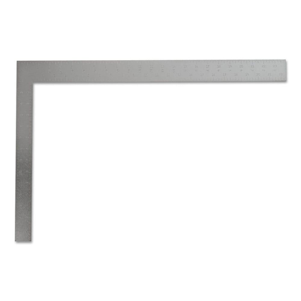 Black+Decker Steel Carpenters Squares, 16 in x 24 in, Face 1/8 in; Back 1/8 in, Steel MPN:680-45-500