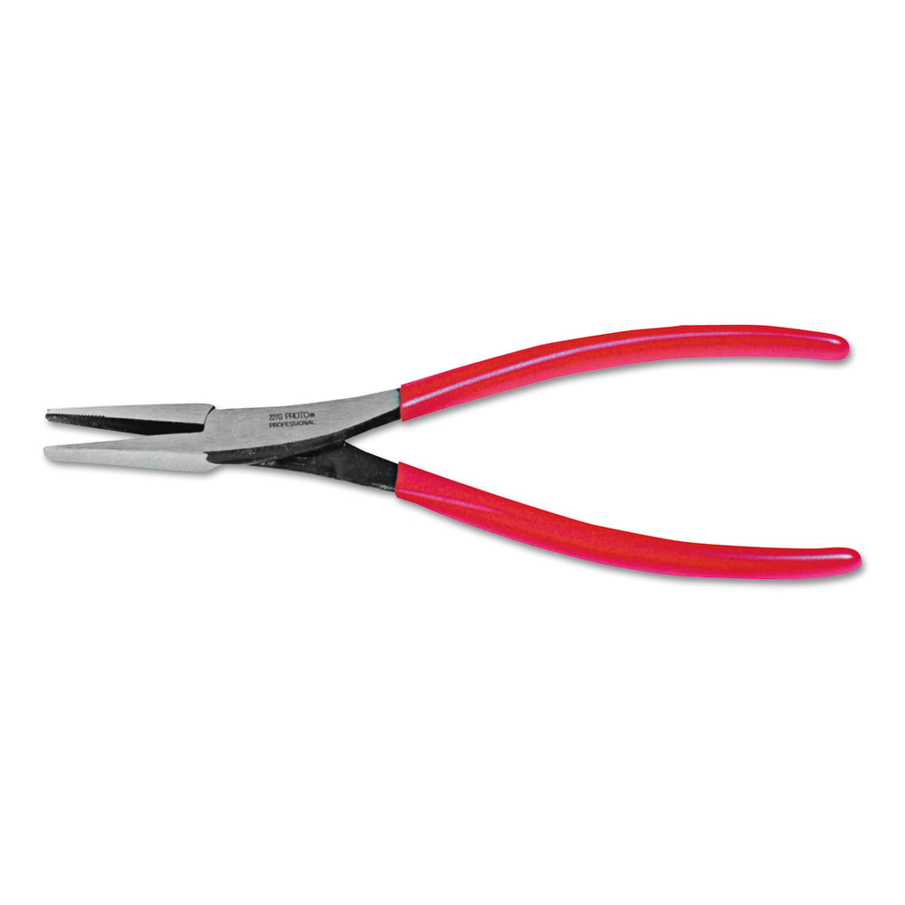 Stanley Duckbill Pliers, Flat Nose, Forged Alloy Steel, 7 25/32 in MPN:577-227G