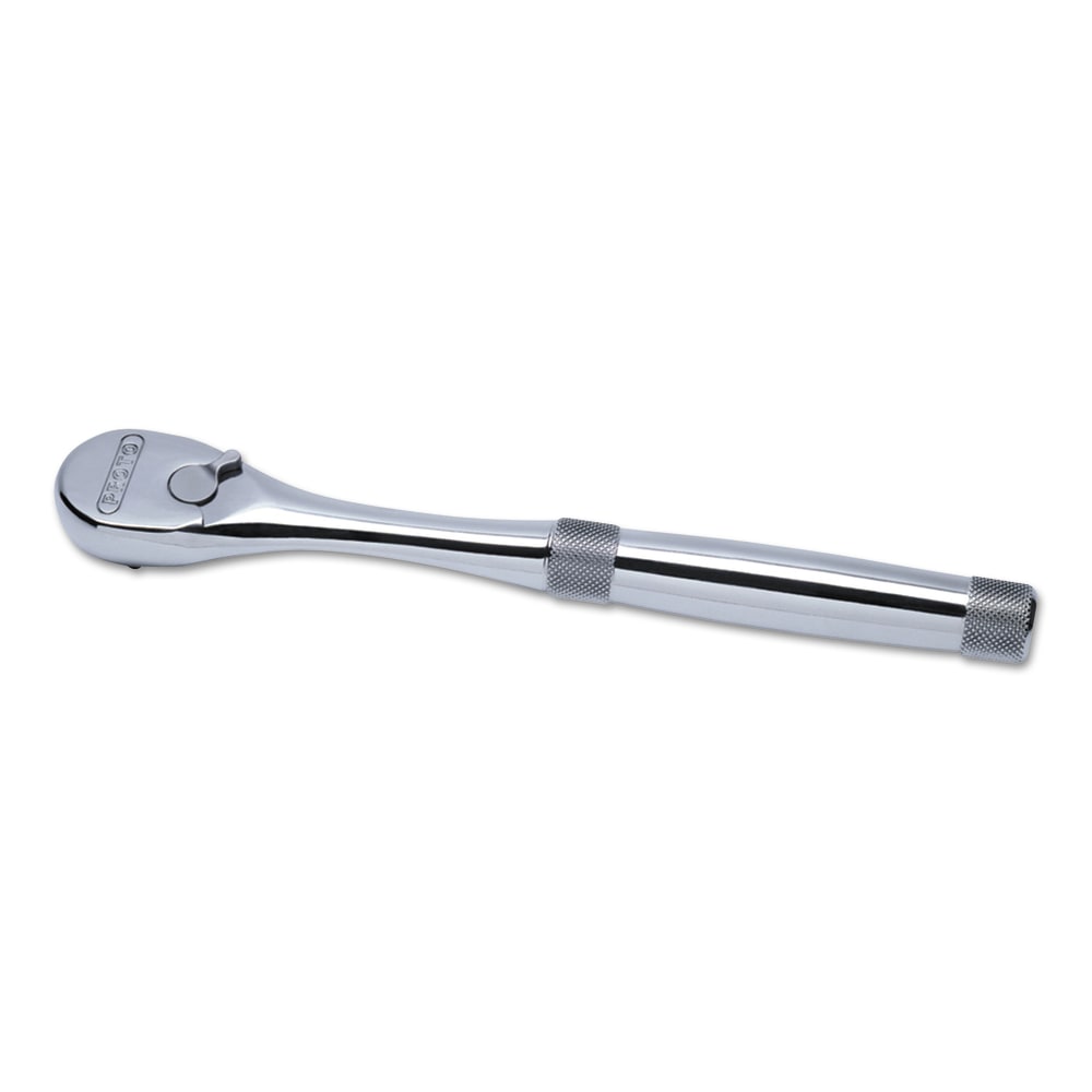 Black+Decker Pear Head Ratchet, Premium, 3/8 in Dr, 8 1/2 in L, Full Polish MPN:577-5249XL
