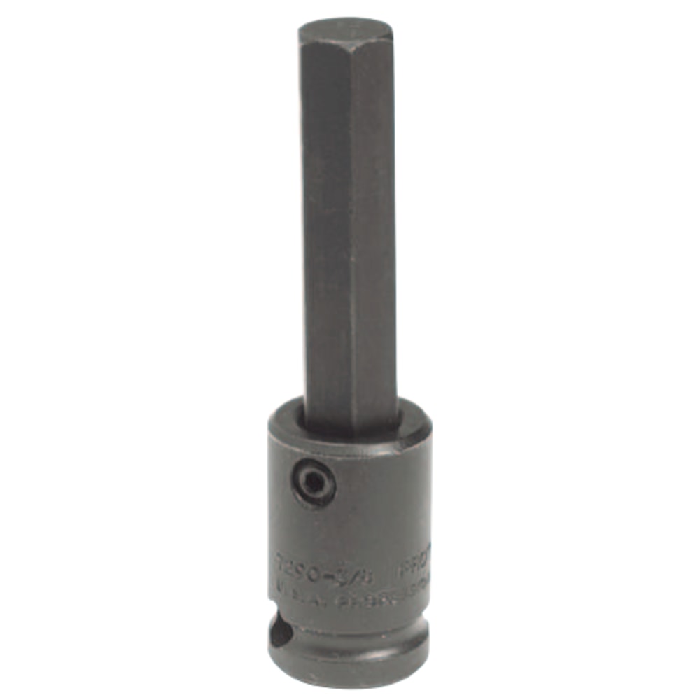 PROTO Impact Hex Bit Socket, 3/8in Drive, 1/4in Bit MPN:577-72901/4