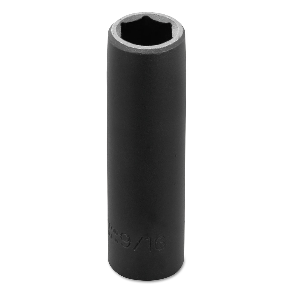 PROTO Torqueplus Deep Impact Socket, 1/2in Drive, 9/16in Opening, 6-Point MPN:577-7318H