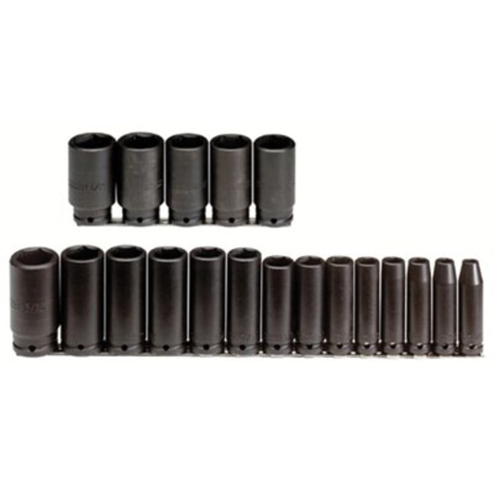 PROTO 19-Piece Deep Impact Socket Set, SAE MPN:577-74116