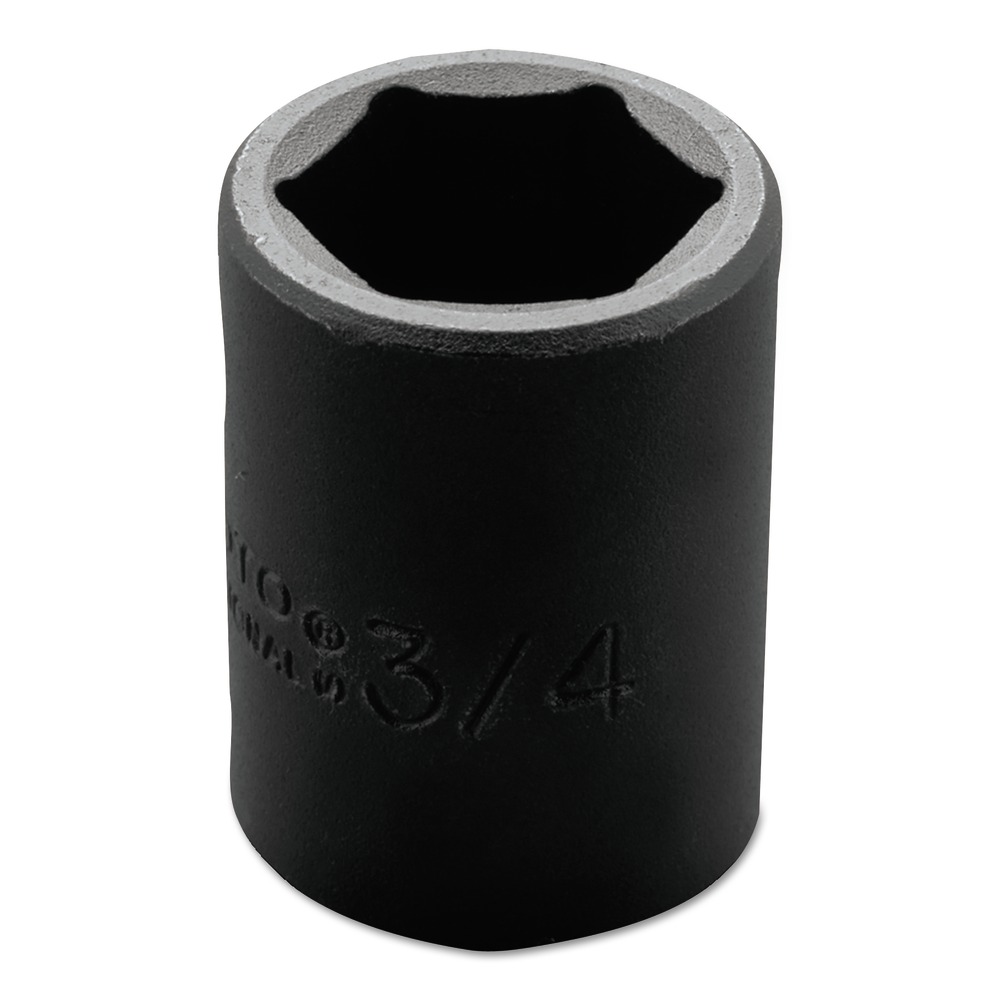 PROTO Torqueplus Impact Socket, 1/2in Drive, 3/4in Opening MPN:577-7424H