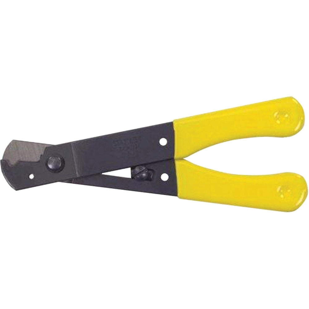 Stanley Wire Stripper - Vinyl, Forged Steel - Adjustable Wire Stop, Rust Resistant, Comfortable Grip MPN:84-213