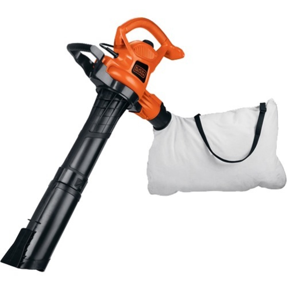 Black+Decker 12 Amp Blower/Vacuum/Mulcher - 230 mph Air Speed - AC Supply MPN:BV3600