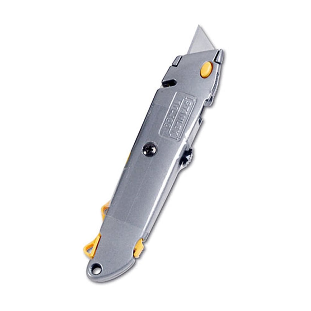 Stanley-Bostitch Quick Change Utility Knife, 6 3/8in, Yellow (Min Order Qty 7) MPN:10499