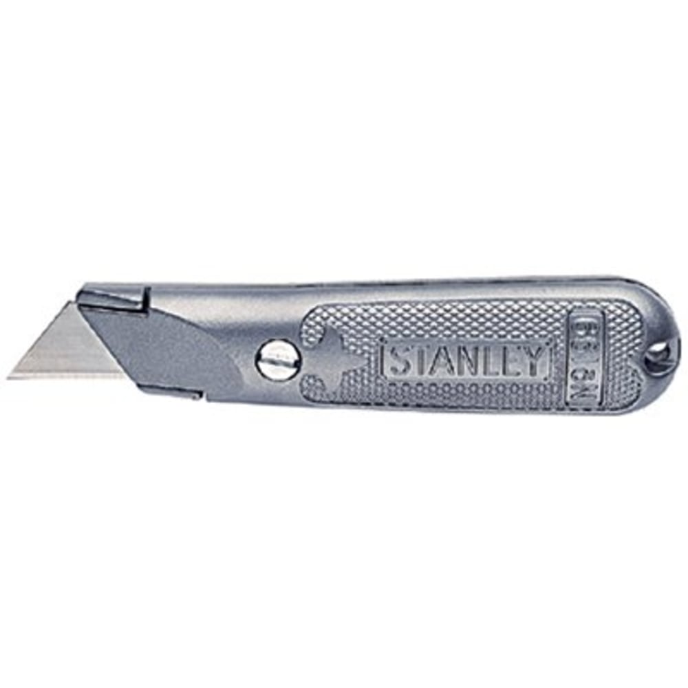 Black+Decker Classic 199 Fixed Blade Utility Knives, 5 1/2 in L, Carbon Steel, Gray MPN:680-10-209