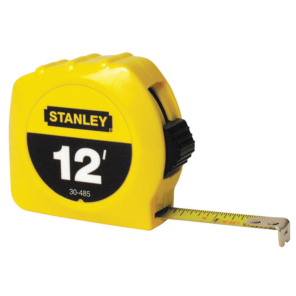 Stanley Bostitch Thumb Latch Lock Measuring Tape, 12ft MPN:30-485