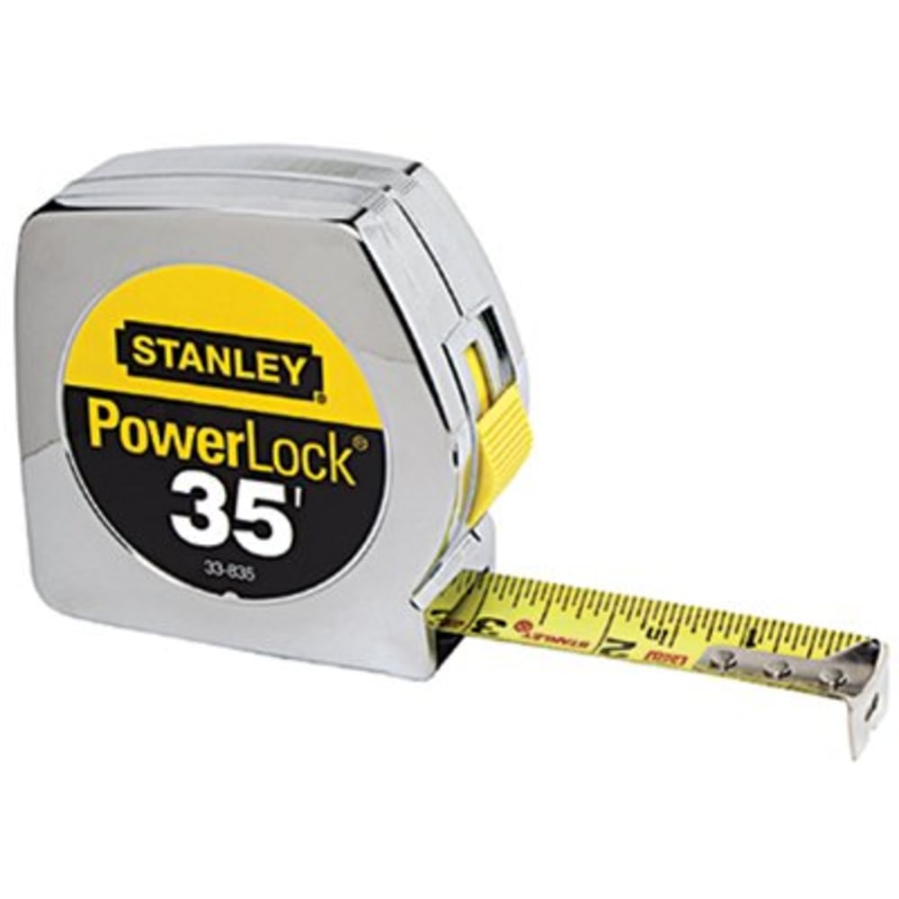 Black+Decker Powerlock Tape Rules 1 in Wide Blade, 1 in x 35 ft MPN:680-33-835