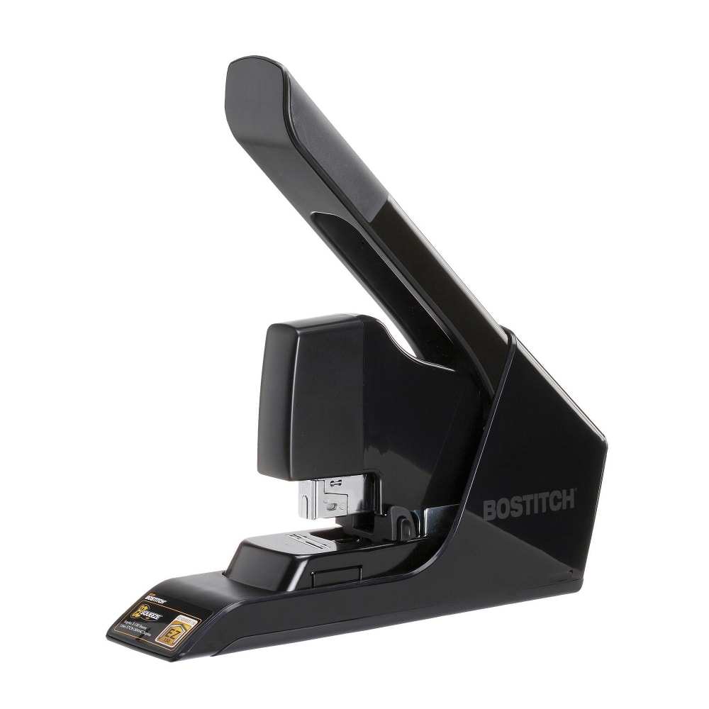 Bostitch EZ Squeeze 130-Sheet Heavy-Duty Stapler With Antimicrobial Protection, Black MPN:B8130