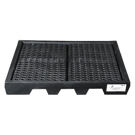 Spill Deck, 41 gal Spill Capacity, 4 Drums, 2, 000 lb Load Capacity, Polyethylene MPN:5116-BD
