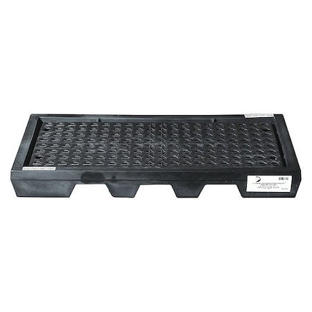 Spill Deck, 22 gal Spill Capacity, 2 Drums, 1, 000 lb Load Capacity, Polyethylene MPN:5117-BD