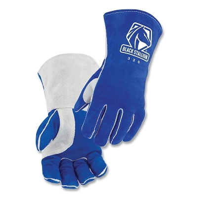Blue Cowhide High Quality Welding Glvs Xl MPN:320XL