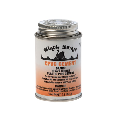 CPVC Cement, Orange, Heavy Bodied, 1/2 pt MPN:07231