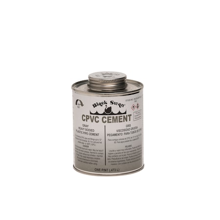 CPVC Cement, Gray, Heavy Bodied, 1/2 pt MPN:07241