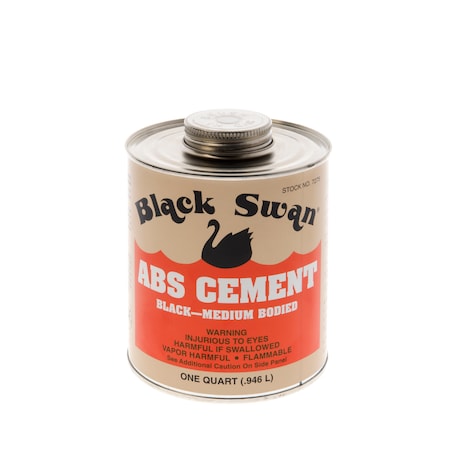 ABS Cement (Black) - Medium Bodied qt. MPN:07275