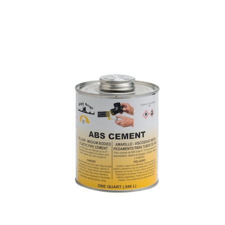 ABS Cement (Yellow) - Medium Bodied qt. MPN:07315