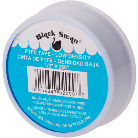 Black Swan PTFE Tape- Low Density China - 1/2