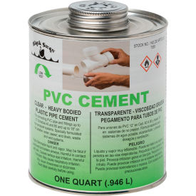 Black Swan PVC Cement (Clear) - Heavy Bodied 1 Qt 07055 - Pkg Qty 12