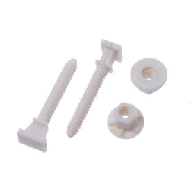 Black Swan Nylon Toilet Bolts - Bagged 2-1/2