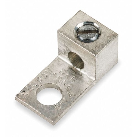 Mechanical Lug, 500 kcmil Max, 1 Conductor, 1 Hole, 3/8 in Stud, Aluminum MPN:ADR50