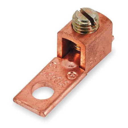 Mechanical Lug, 3/0 AWG Max, 1 Conductor, 1 Hole, 13/32 in Stud, Copper MPN:STC3104