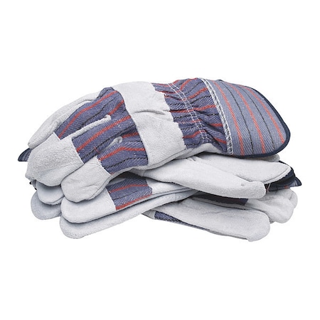 Split Cowhide, Leather Palm Glove, L, PK3, L, 3 PK MPN:71050/L3B