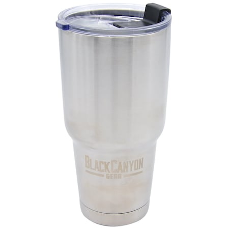 Tumbler with Flip Close Lid, Silver, 32o MPN:BCO32OZSS
