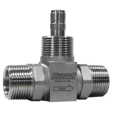 Flowmeter, Turbine, 180 GPM, 2 In MNPT MPN:B111-121