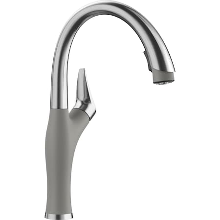 Artona Pull Down 1.5 GPM - PVD Steel/Metallic Gray MPN:442034