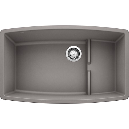 Performa Silgranit Cascade, Metallic Gray, Undermount Mount, 0 Hole MPN:440067