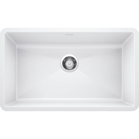Precis Silgranit Super Single Undermount Kitchen Sink - White MPN:440150
