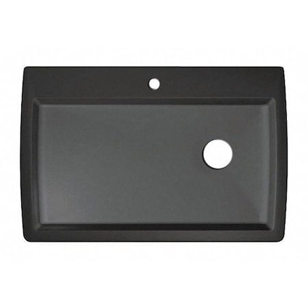 Diamond Silgranit Super Single Dual Mount Kitchen Sink - Anthracite MPN:440194