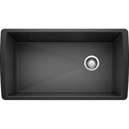 Diamond Silgranit Super Single Undermount Kitchen Sink - Anthracite MPN:441768