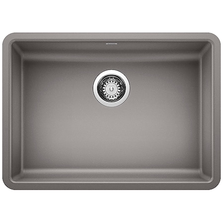 Precis Silgranit ADA Single Bowl Undermount Kitchen Sink - Metallic Gray MPN:442545