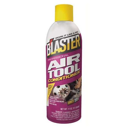 Air Tool Cleaner/Conditioner, Aerosol Can, 11 oz, Mineral, -25 Degree F MPN:16-ATC