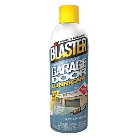 Garage Door Lubricant, 9.3 oz, Aerosol Can, Silicone, Colorless MPN:16-GDL