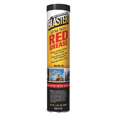 14 oz, Cartridge, Mineral, Red MPN:GR-14C-HTR