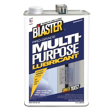 Multipurpose Lubricant, 1 gal., Can, Petroleum Distillates, Colorless MPN:PB-50-128