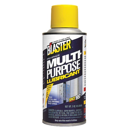 Multipurpose Lubricant, 3 oz, Aerosol Can, Petroleum Distillates, Colorless MPN:PB-50-TS