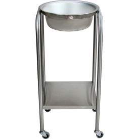 Blickman Single Basin Solution Stand w/ Shelf Stainless Steel 15