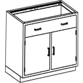 Blickman DC35HS Stainless Steel Base Cabinet with 1 Shelf and 1 Drawer 35