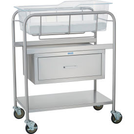 Blickman Bassinet Kit with Drawer Includes Bassinet Basket w/ Cardholder and Mattress Pad 1118047KIT