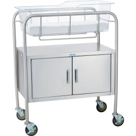 Blickman Bassinet Kit w/ Closed Cabinet Includes Bassinet Basket w/ Cardholder and Mattress Pad 1118048KIT
