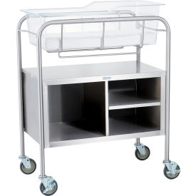 Blickman Bassinet Kit w/ Open Cabinet Includes Bassinet Basket w/ Cardholder and Mattress Pad 1118049KIT