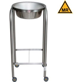 Blickman MRI Safe Single Basin MR Solution Stand w/ H Brace SS 15